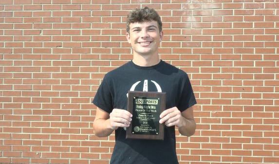 Lexington Sophomore Quarterback Zane Kilburn Named Player of the Week