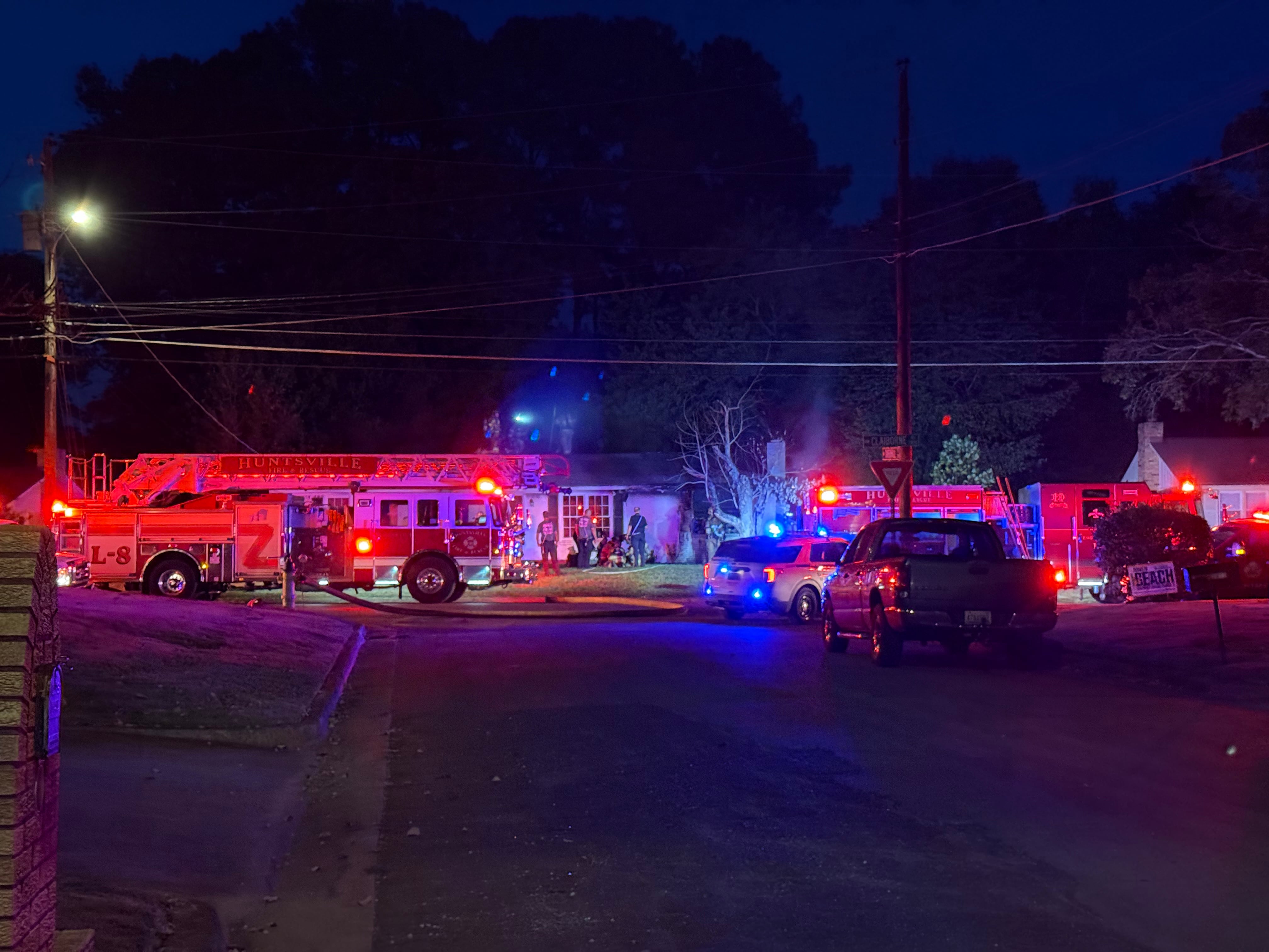 House Fire on Claiborne Road Sends Adult and Child to Hospital