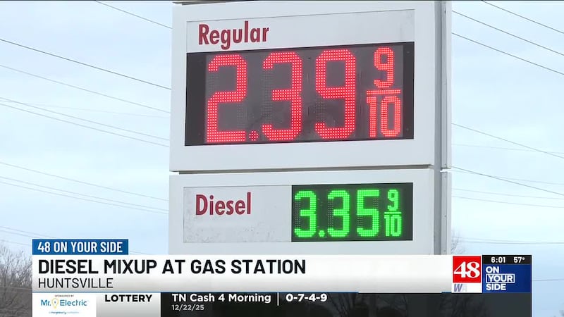 Diesel mix-up at Twice Daily on Winchester Road causes cars to break down.