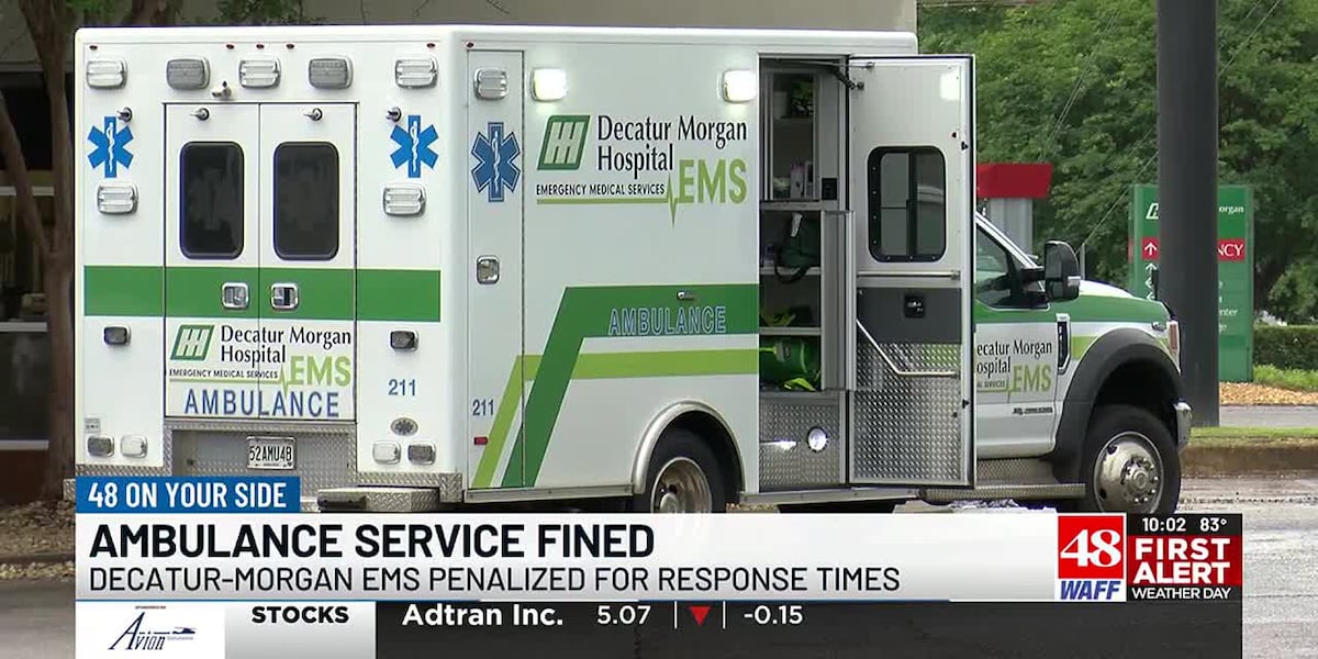 Decatur ambulance service penalized for ambulance response times