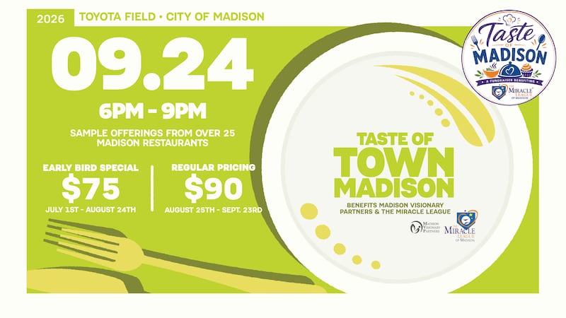 The Rocket City Trash Pandas will host the inaugural Taste of Town Madison at Toyota Field on...
