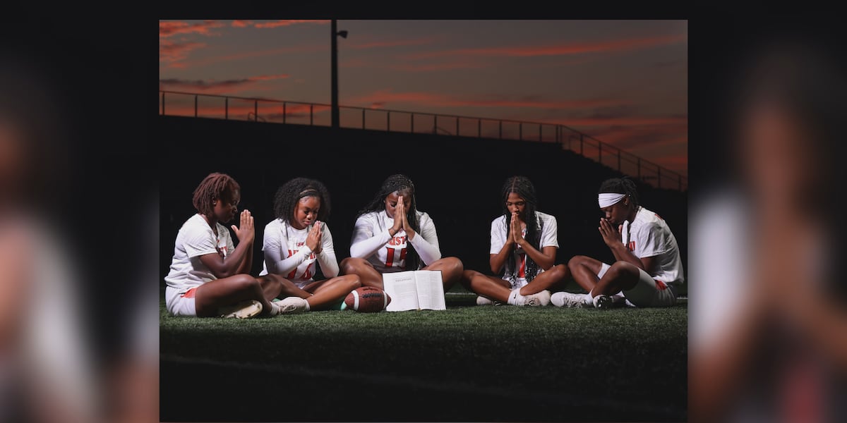 Local girls’ flag football teams reflect on their first season supported by the Atlanta Falcons