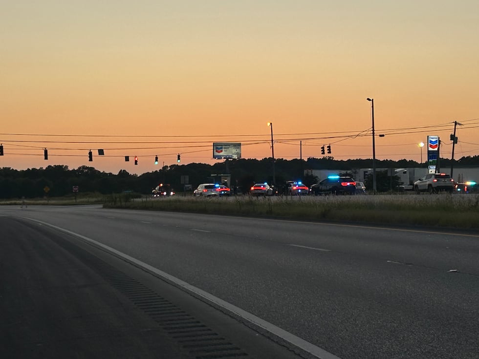 Courtland police officer airlifted to hospital after car overturns in crash