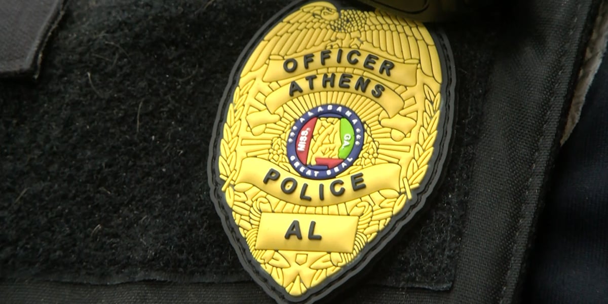 Athens Police Department honors Childhood Cancer Awareness Month with gold badges