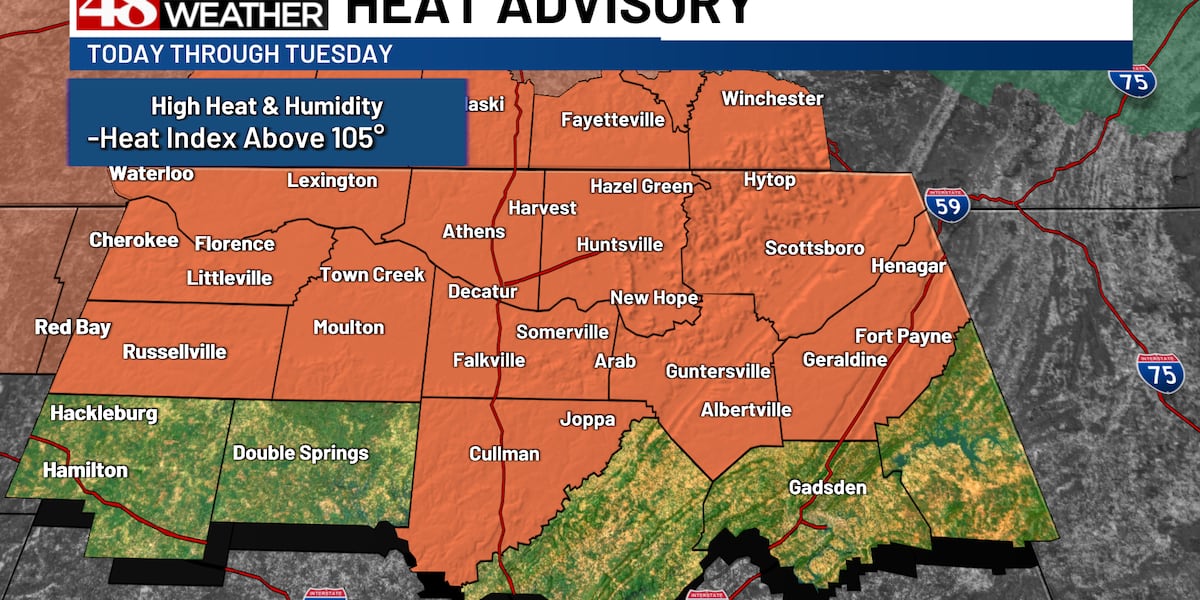 Heatwave brings about several days of heat advisory-level temperatures