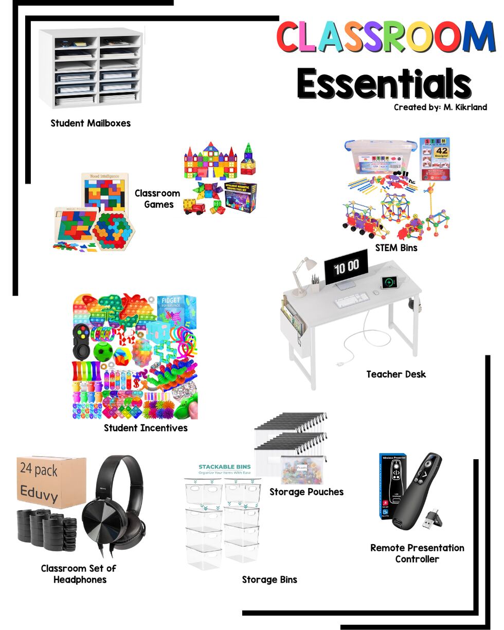 Class Essentials Back-to-school classroom essentials for teachers