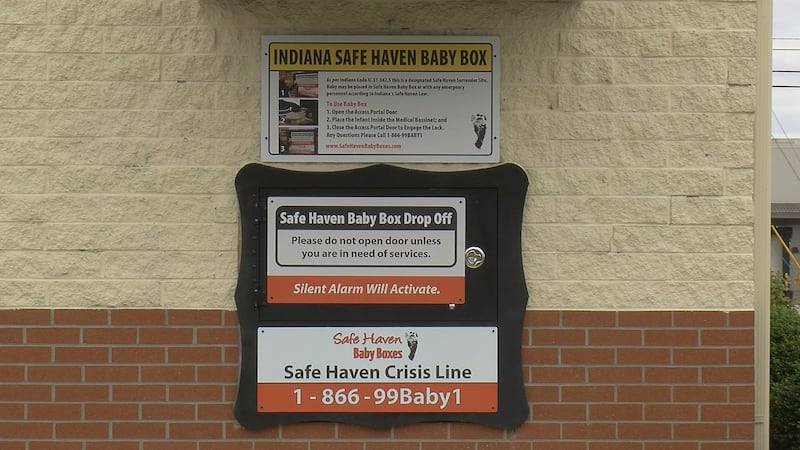 This Safe Haven Baby Box is located a Seymour Fire Department Station 3, just three minutes...