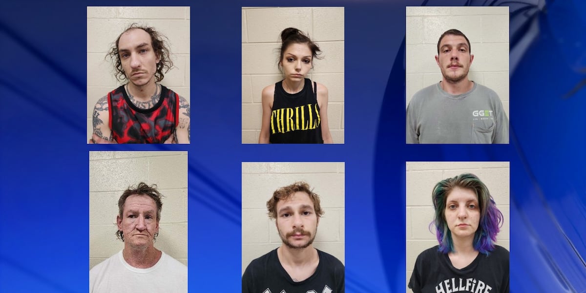 Decatur Prisioners Six people arrested after Decatur PD seizes pound of meth