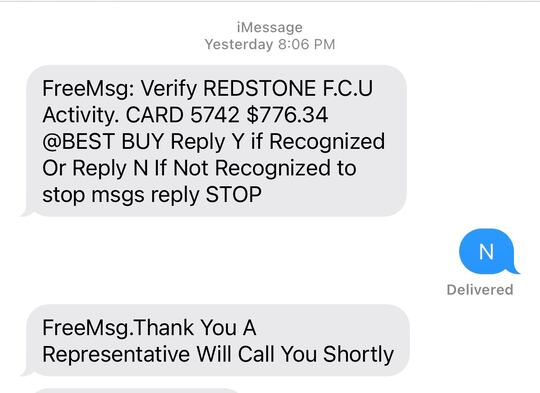 Latest text message scam looks like it is from your bank