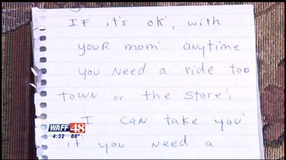 Inappropriate Lettering Girl talks about inappropriate letters allegedly written by adult
