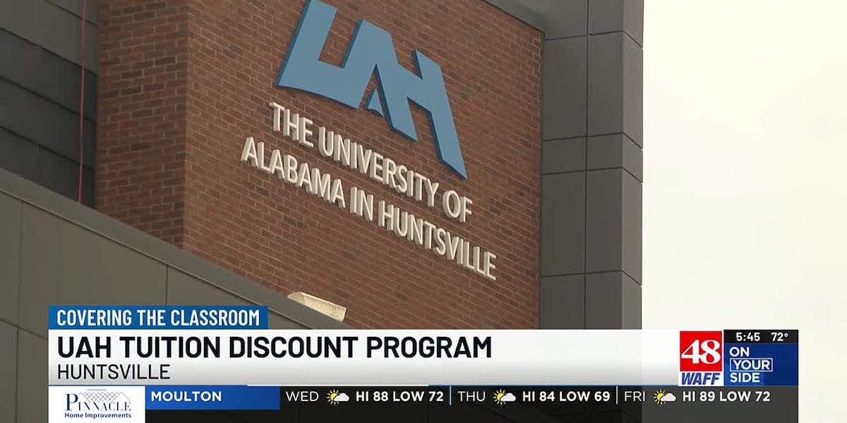 University of Alabama in Huntsville offering 25 percent off post-grad tuition