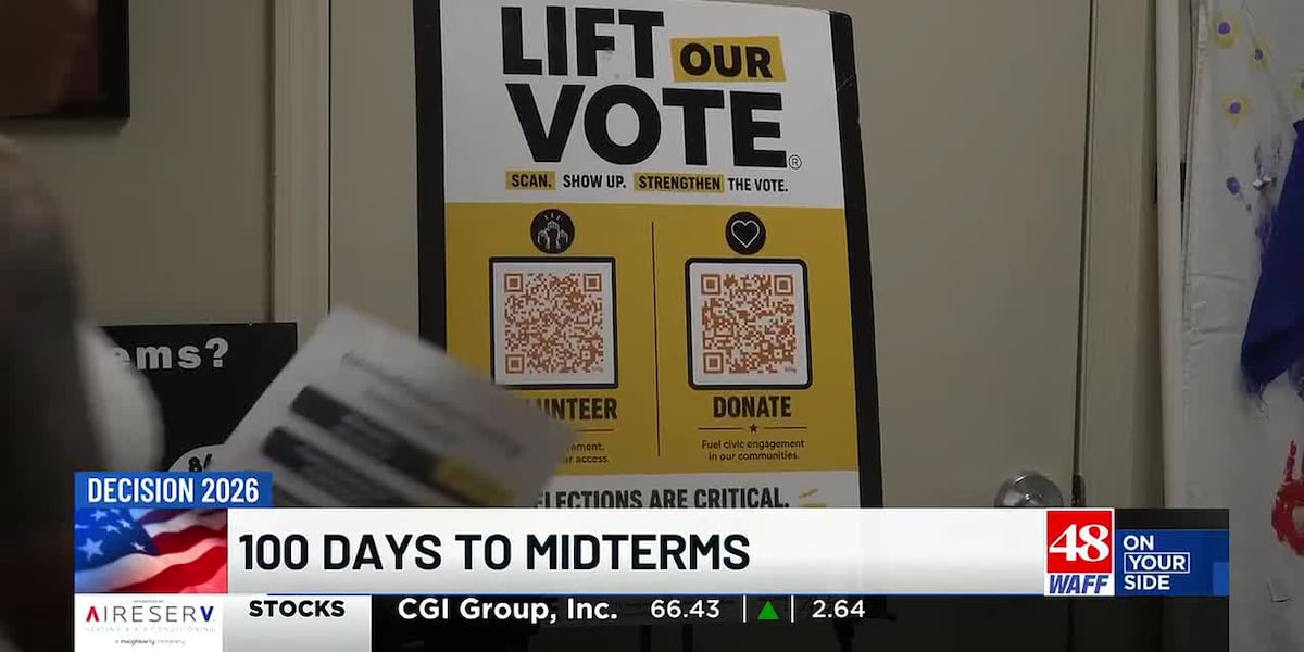 100 days until midterms and North Alabama groups mobilize voters