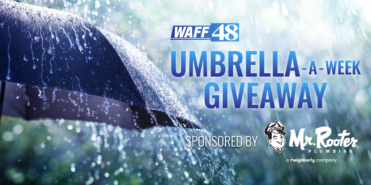 Umbrella Raffle WAFF Umbrella Giveaway