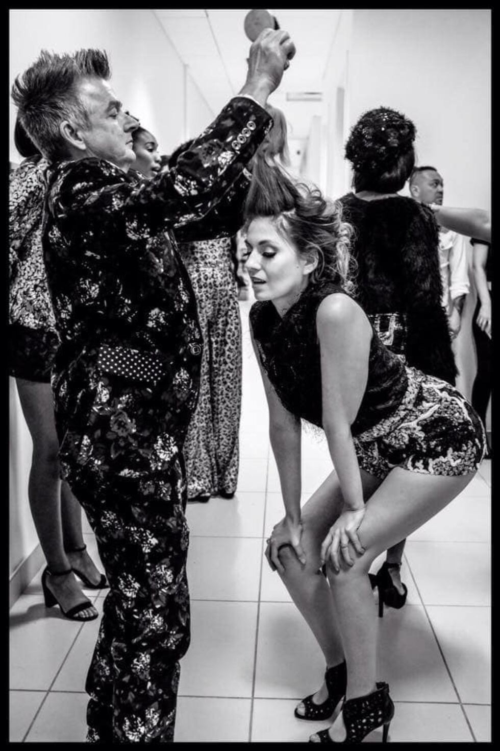 Troynixon Styles Model Hair.