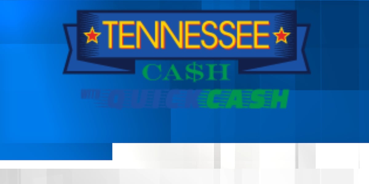 Winning ticket for Tennessee Cash Lottery prize sold in Ardmore