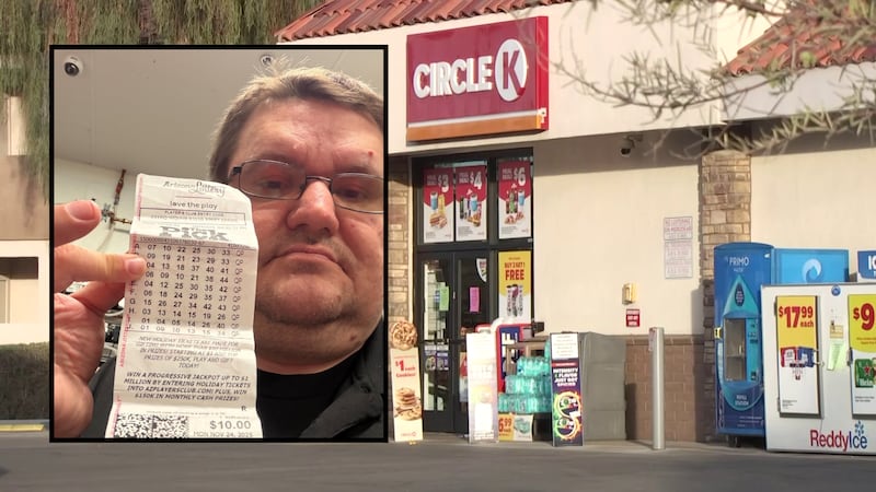 "The man photographed his own ticket, on his own phone, two hours after he bought it and told...