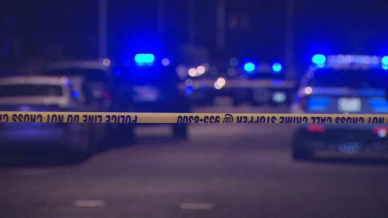 hpd police cars crime scene tape night generic hnn