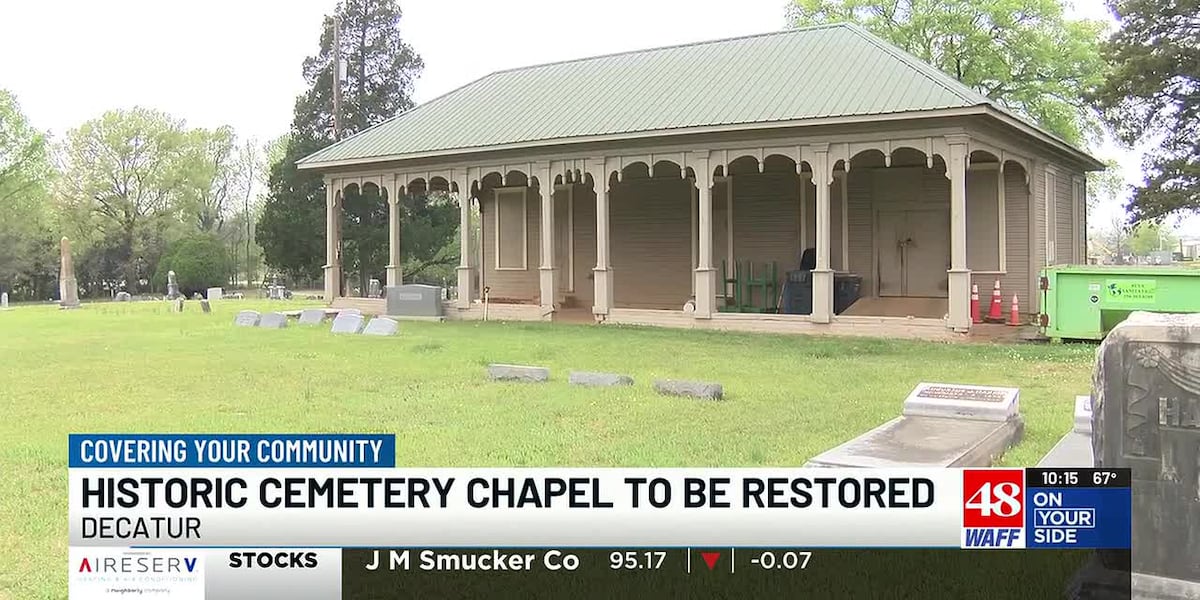 Decatur Cemetery Decatur Indiana Organizations partner to restore chapel at Decatur Historic Cemetery