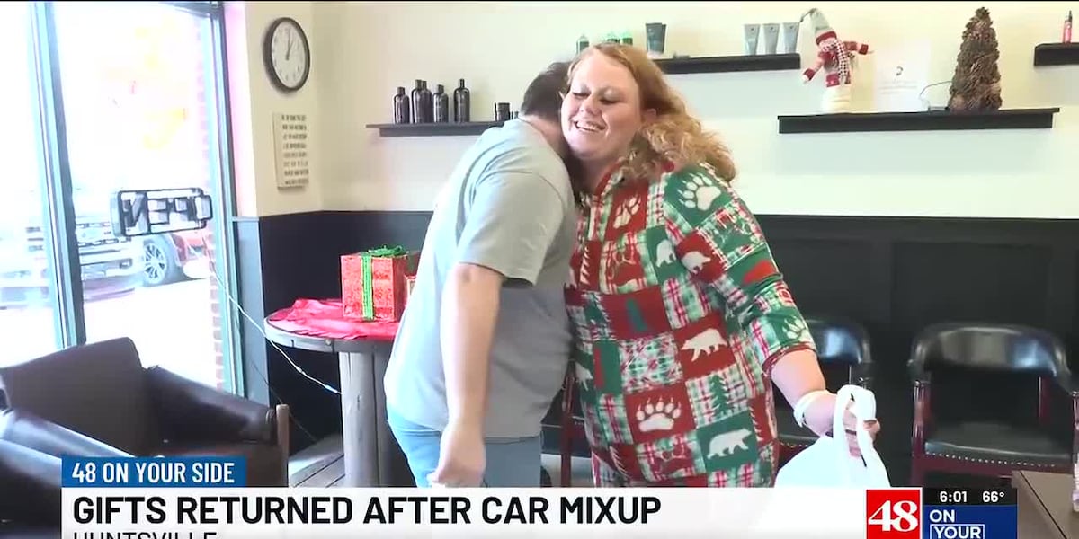 Huntsville women get Christmas presents back after accidentally leaving them in wrong car Huntsville women get Christmas presents back after accidentally leaving them in wrong car