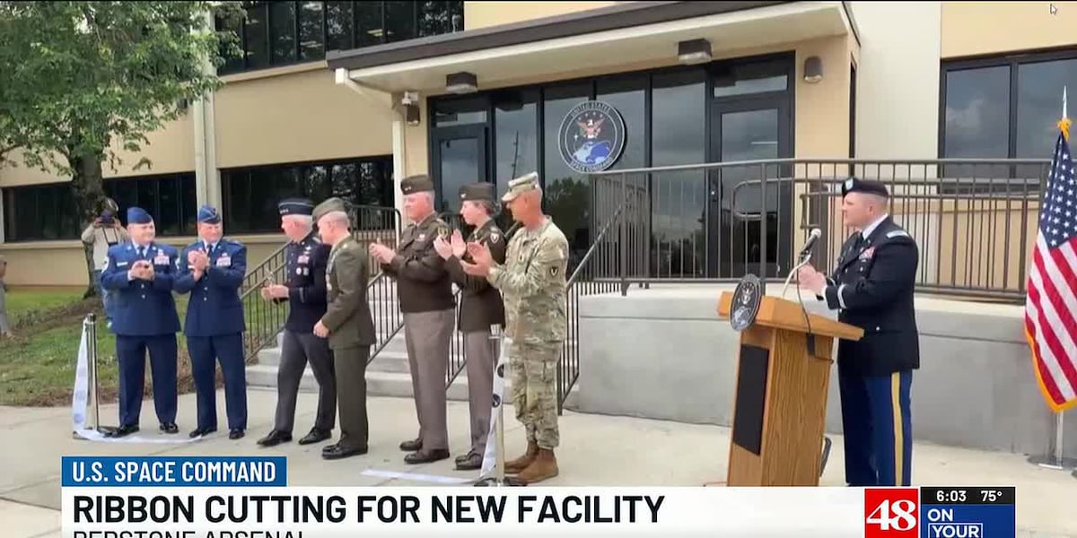 Space Command Ribbin Space Command cuts ribbon on first Redstone facility