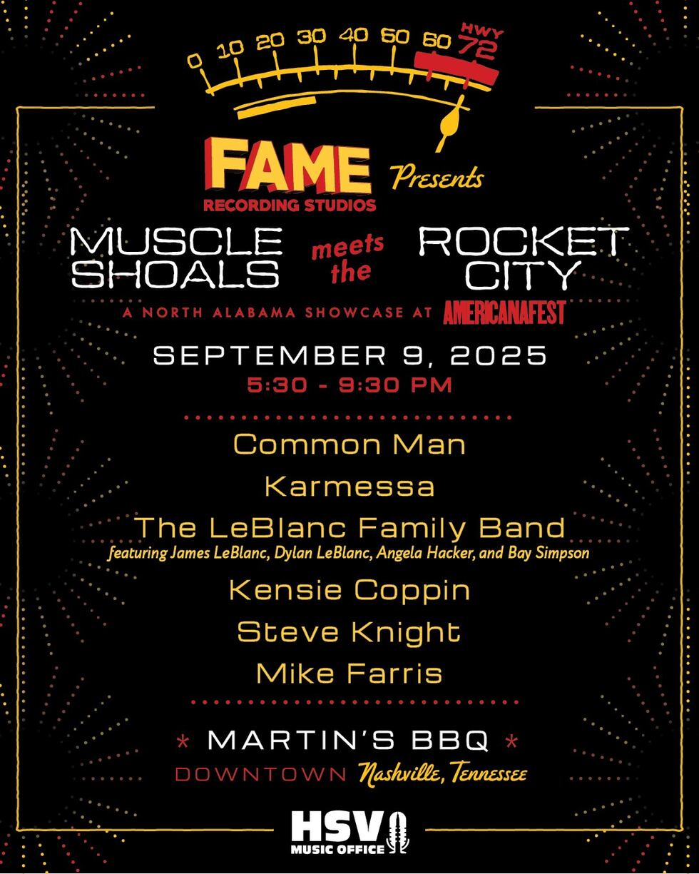 Muscle Shoals Meets the Rocket City