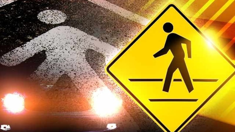A pedestrian is in critical condition after being struck by a vehicle on Memorial Parkway...