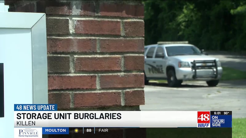 Killen Police are investigating after renters reported multiple break-ins at Killen Self...