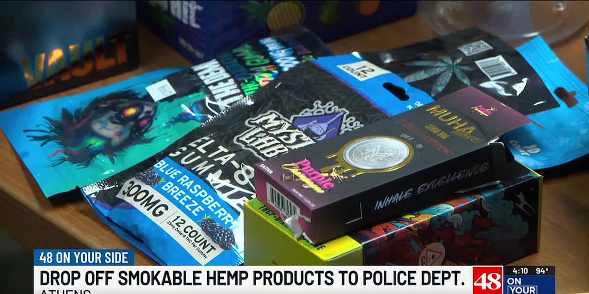 Athens Police holding drop-off event following ban on smokable hemp products