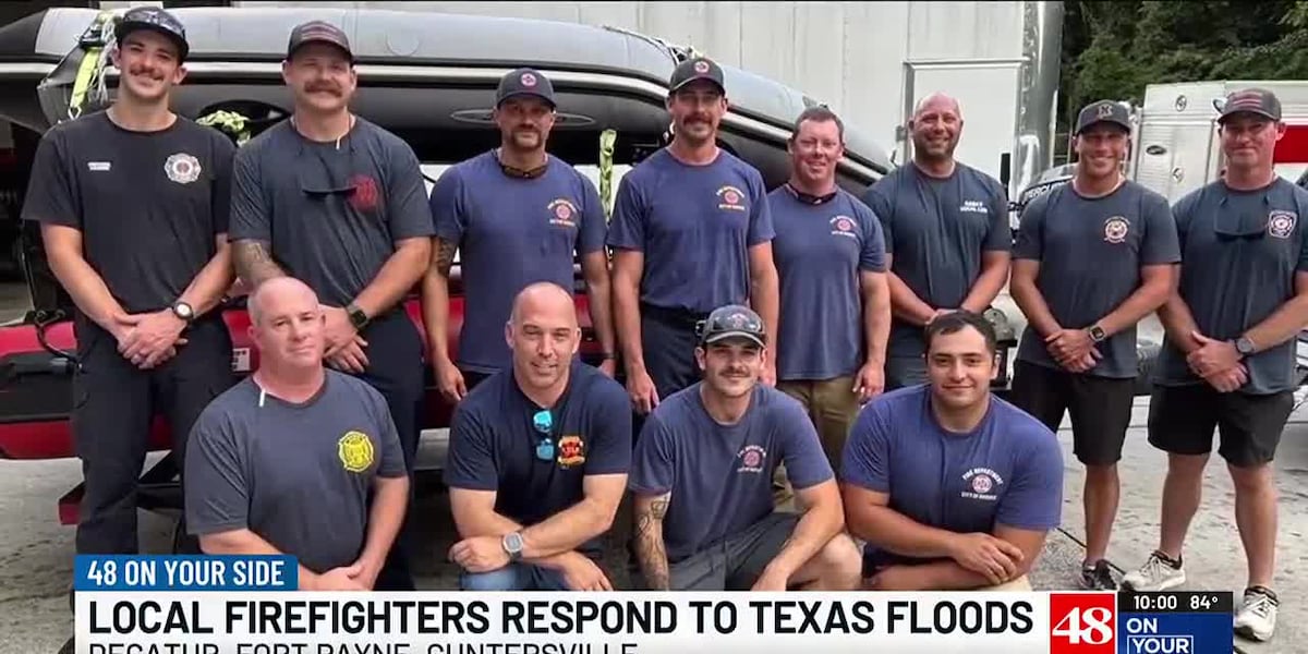 North Alabama fire departments join relief efforts amid Texas floods