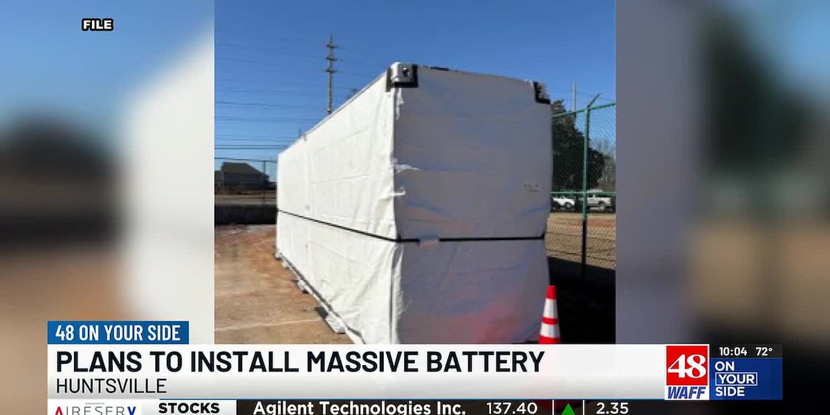 Huntsville Utilities weighs massive grid battery in north Huntsville amid concerns