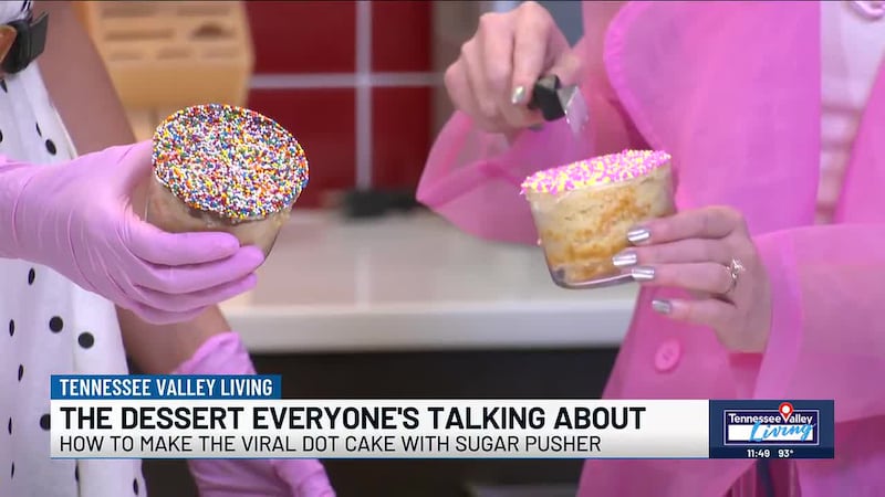 Sugar Pusher shares how to make dot cakes in the kitchen