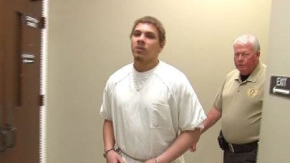 Nicholson faced a judge Tuesday, where his request for youthful offender status was denied.