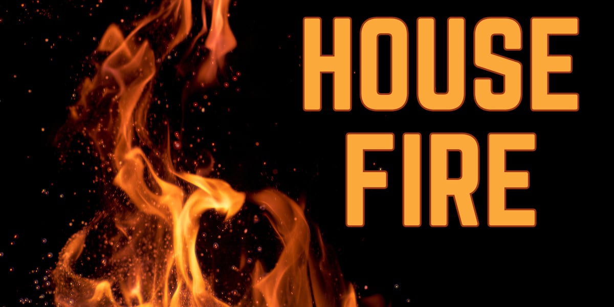 Multiple first responders on scene of house fire in Huntsville