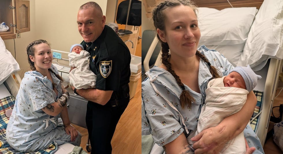 Sheriff Perry Hall Inmate Detention Facility inmate, Taylor, welcomes baby son, Kingston Ryder.