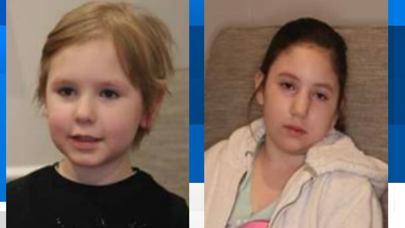 Authorities are seeking the public’s help in locating Lily,9, and Caden, 5.