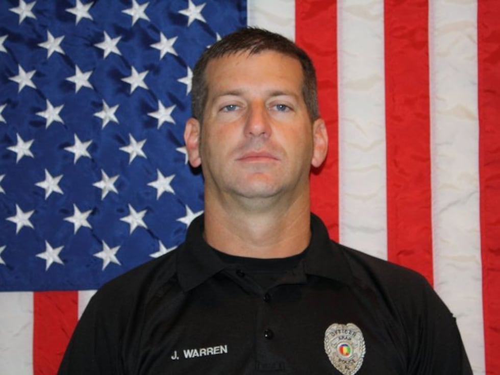 Corporal Jeff Warren was shot and taken to Huntsville Hospital. (Source: Arab PD/Facebook)