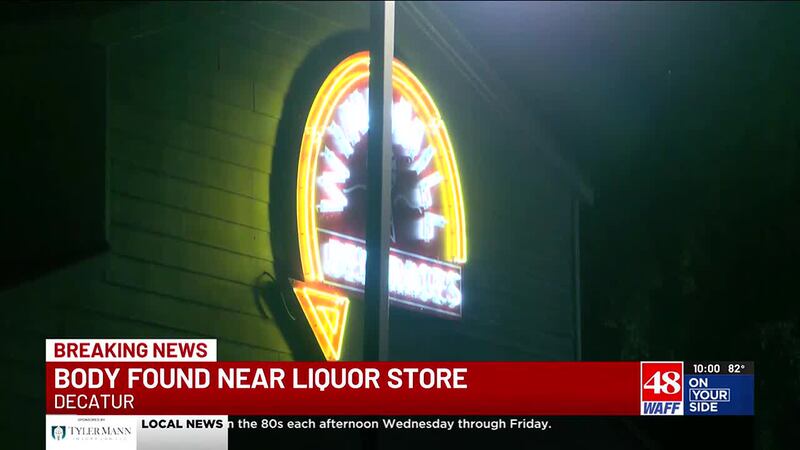 A dead body has been found near a liquor store in Decatur on Thursday evening, authorities say.