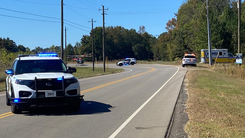 Crash closes road in Madison County, prompts helicopter transport