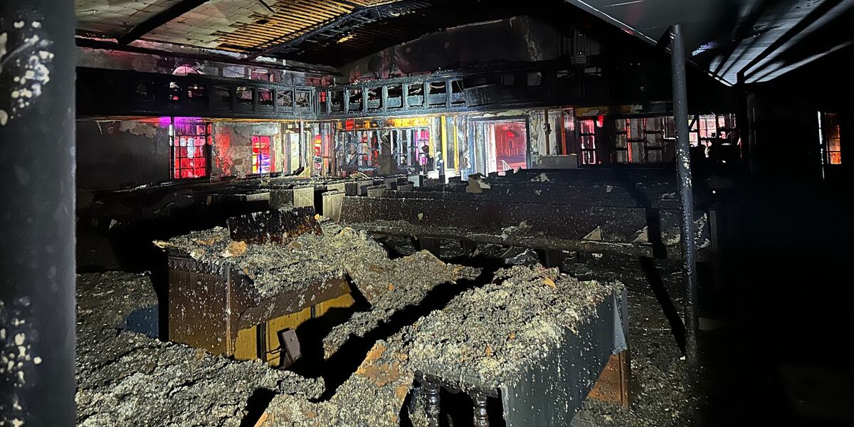 Sixth Avenue Community Church in Decatur heavily damaged by fire