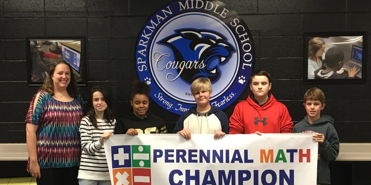 Sparkman Middle School math team wins tournaments