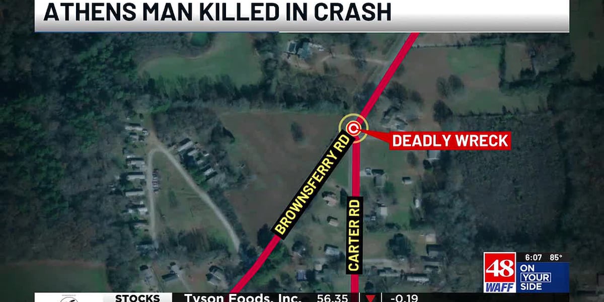 Athens man killed, Anderson man injured in car wreck