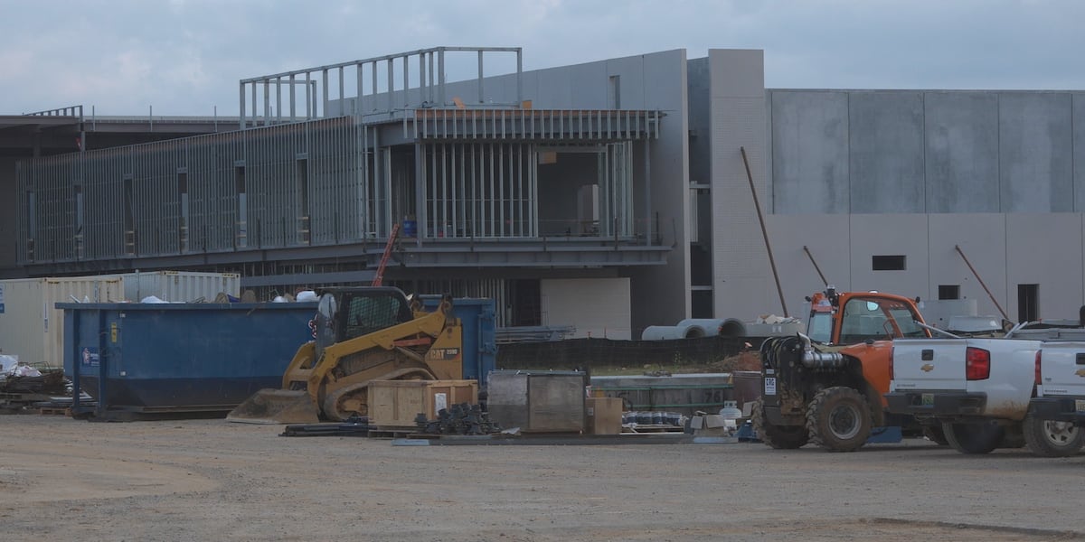 Construction crews are making progress on the Decatur recreation center