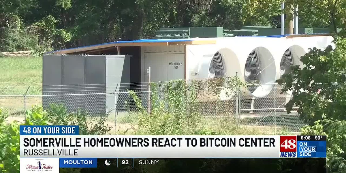 Somerville homeowners compare Russellville bitcoin mining site to their proposed local facility