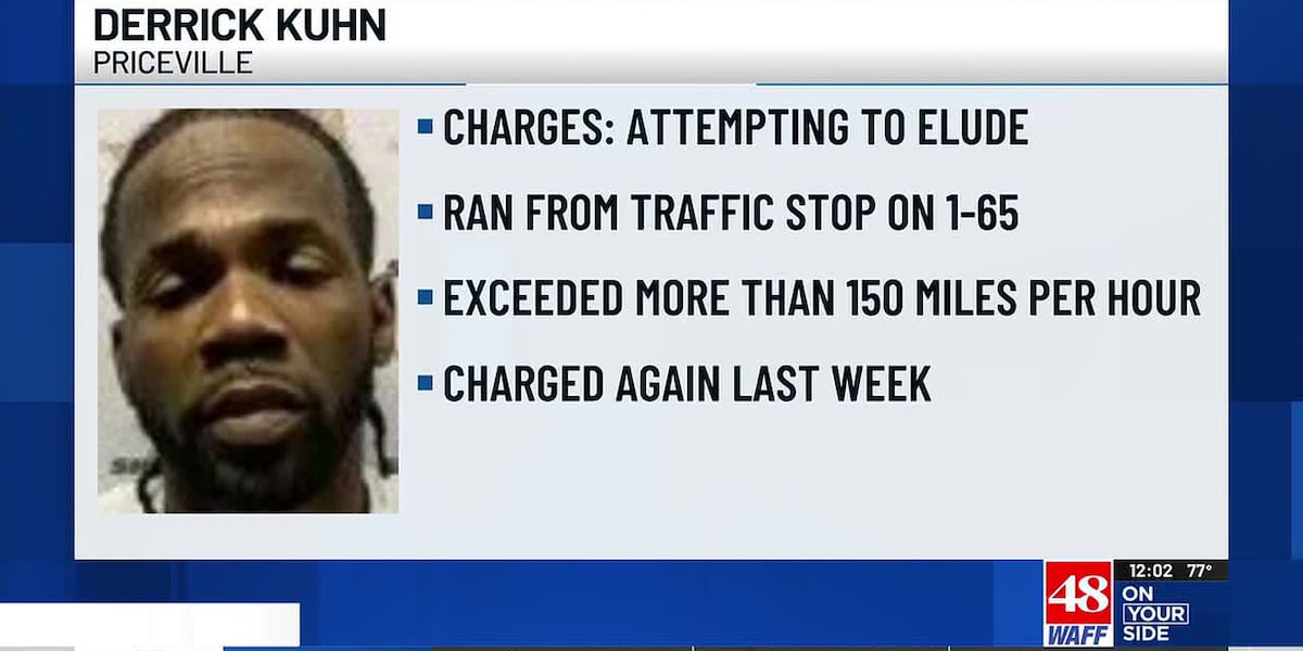 Guntersville man accused of police chase faces new charge