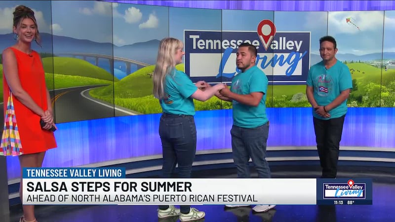 Payton learns the basics of Salsa Dancing ahead of Puerto Rican Festival happening in Madison