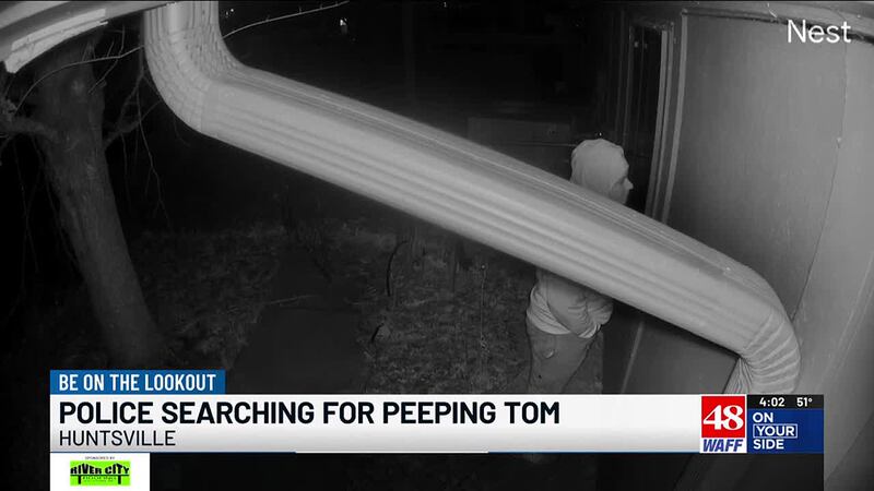 A family in South Huntsville found a man lurking outside their daughter’s window on Thursday...