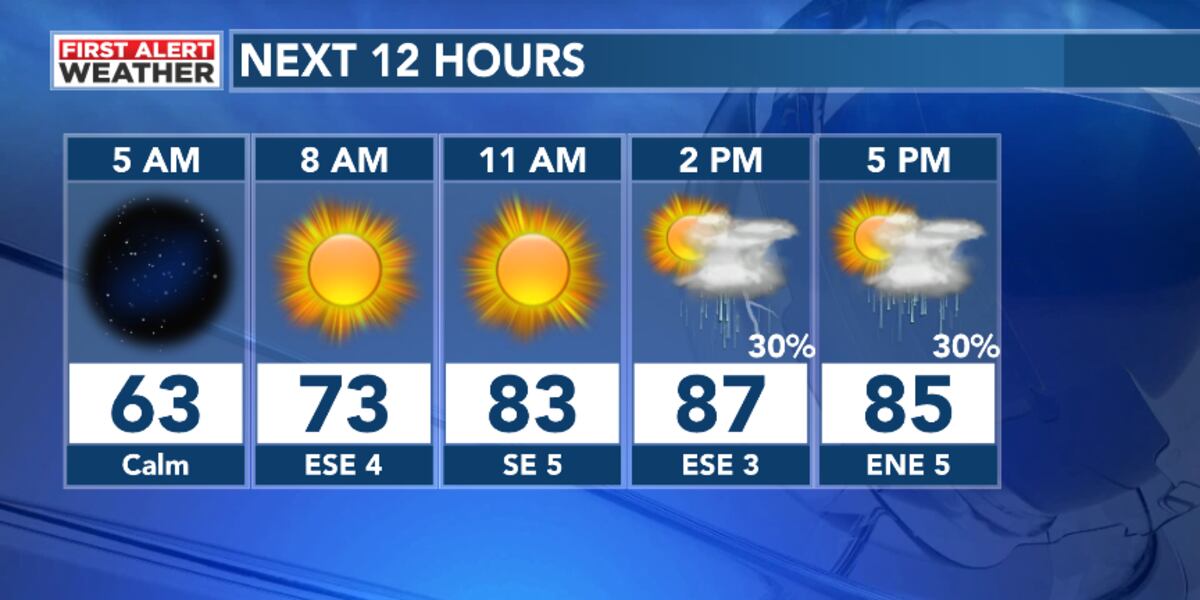 Strong Humidity Weather Hot and humid with strong thunderstorms this afternoon and evening