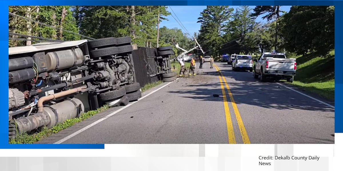 Crash shuts down portion of Alabama 117 in Valley Head