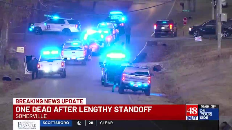 The suspect involved in a standoff with authorities, including the Morgan Co. S.W.A.T. team,...