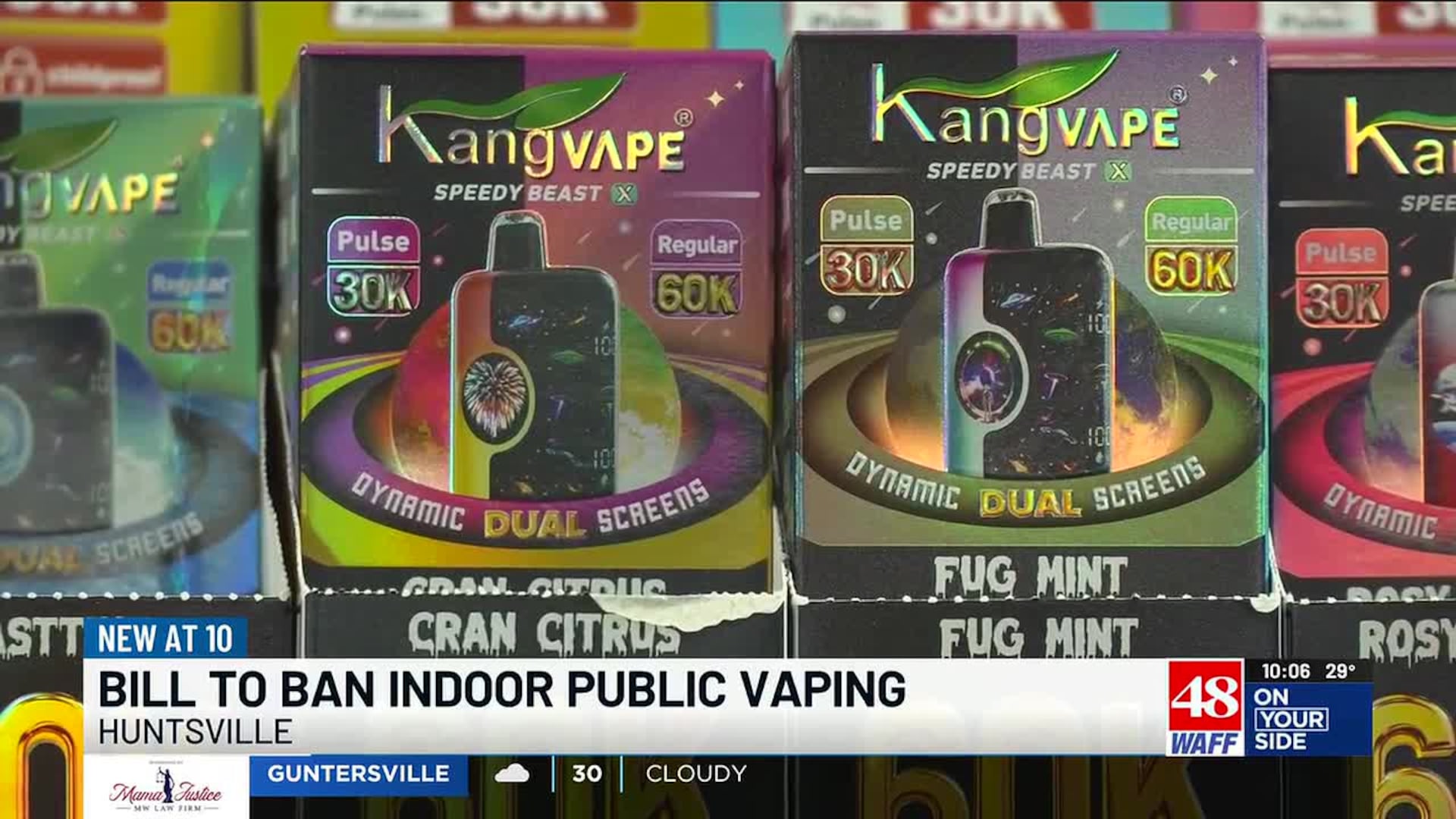 Alabama Senate votes to ban vaping indoors in public spaces Alabama Senate votes to ban vaping indoors in public spaces